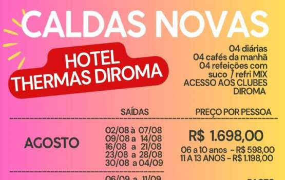 CALDAS NOVAS - HOTEL THERMAS DIROMA  GERAL 